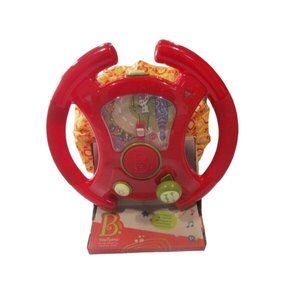 B-Toys Steering Wheel Educational Fun Toy Lights and Sounds Interactive Turning